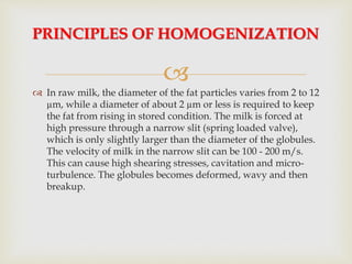 Homogenization | PPTX