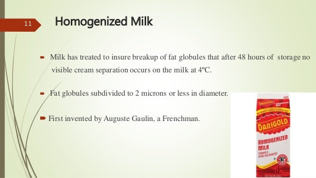Homogenized Milk