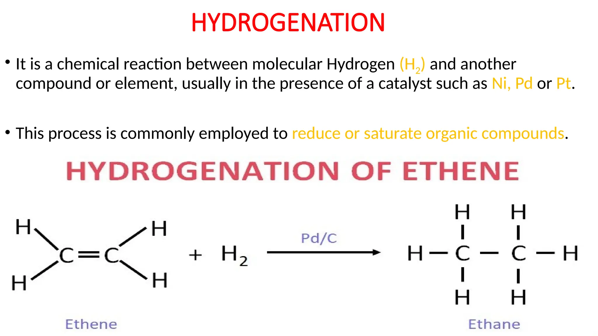 UNIT - 4 CATALYSIS : (C) HOMOGENOUS CATALYSIS , HYDROGENATION ...