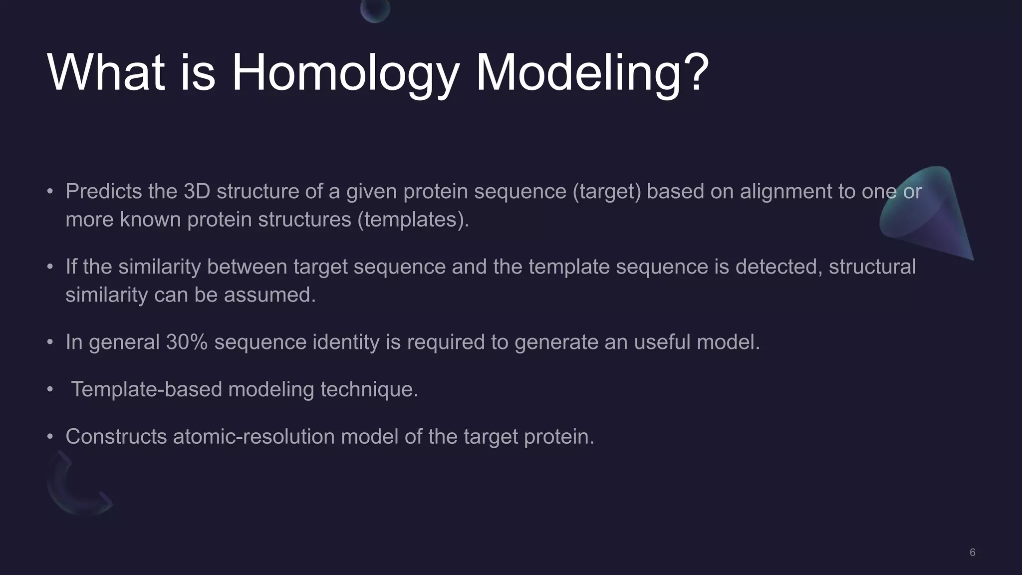 Homology modeling of proteins (ppt) | PPTX
