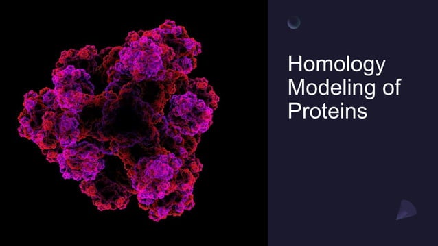 Homology modeling of proteins (ppt) | PPTX