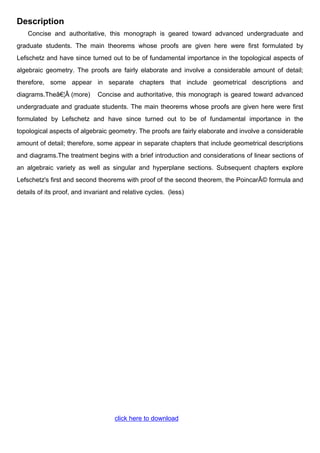 HOMOLOGY THEORY AN INTRODUCTION TO ALGEBRAIC TOPOLOGY PDF visual data 3