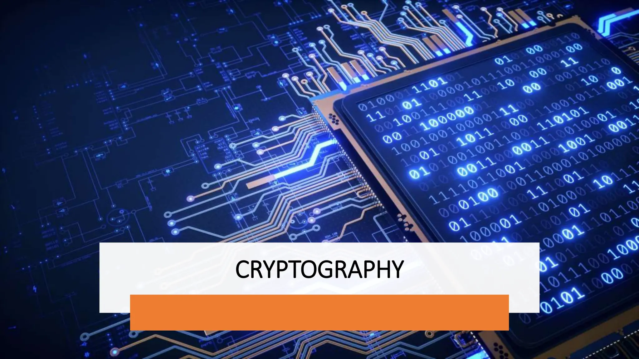 CRYPTOGRAPHY
 