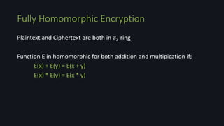 Homomorphic Encryption Syntax Homomorphic Encryption | PPTX
