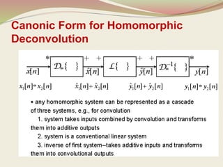 Homomorphic speech processing | PPTX