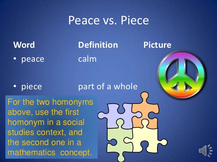 pieces meaning