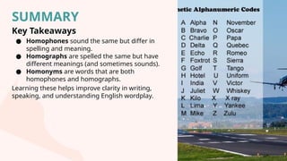 Grammar- Homographs, Homophones and homonyms | PPTX