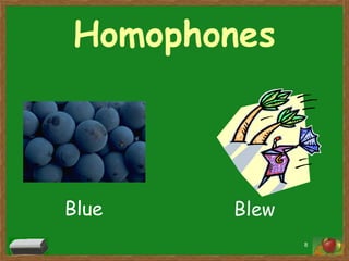 Understanding Homophones and Homographs: Definitions and Examples | PPTX