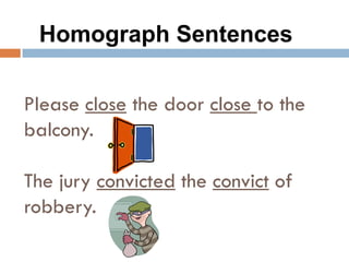 Homographs homophones and homonyms list in PDF. | PDF