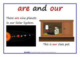 © Copyright 2009, SparkleBox Teacher Resources (www.sparklebox.co.uk)
There are nine planets
in our Solar System.
This is our class pet.
 