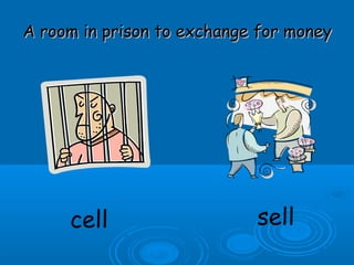 A room in prison to exchange for moneyA room in prison to exchange for money
cell sell
 