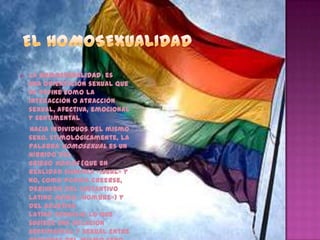 Homosexualismo | PPTX