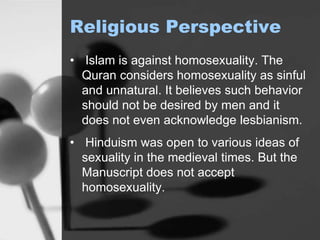Homosexuality ppt | PPT