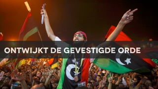 ontwijkt de gevestigde orde

 