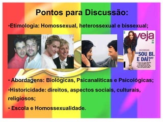 Pontos para Discussão: 