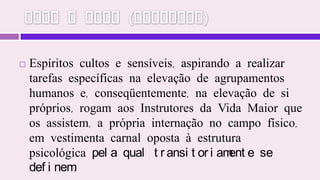 Vida e Sexo (Emmanuel)Espíritos cultos e sensíveis, aspirando a realizar tarefas específicas na elevação de agrupamentos humanos e, conseqüentemente, na elevação de si próprios, rogam aos Instrutores da Vida Maior que os assistem, a própria internação no campo físico, em vestimenta carnal oposta à estrutura psicológica pela qual transitoriamente se definem. 
