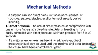 Homostasis in Orthopedic Surgery Draft.pptx