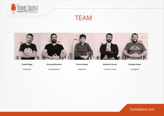 Giorgio Maggi Cristina NespoliEmanuele Bissattini Massimo Camussi Giuseppe Natale
Presidente Vicepresidente Segretaria Content Curator Consigliere
 