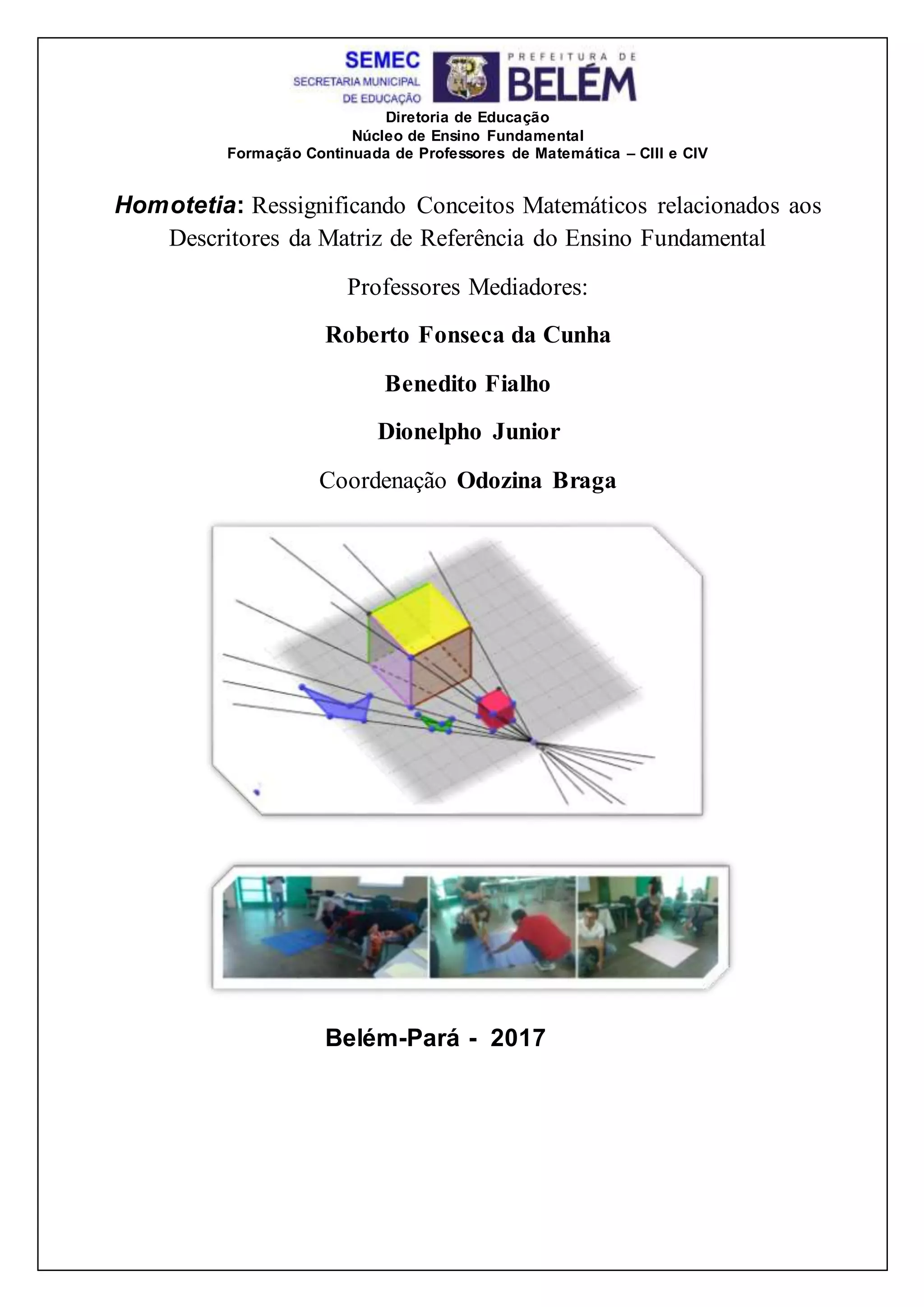 Formação Matemática Professores CIII CIV | PDF