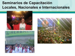 Seminarios de Capacitación Locales, Nacionales e Internacionales 