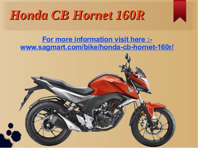 Honda Cb Hornet 160r Motorbike 16