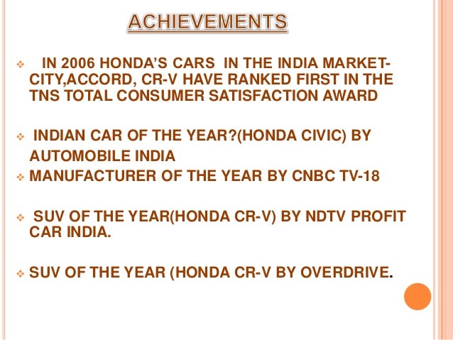 Honda company overview and history