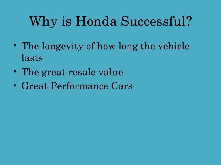 Honda Company Slideshow