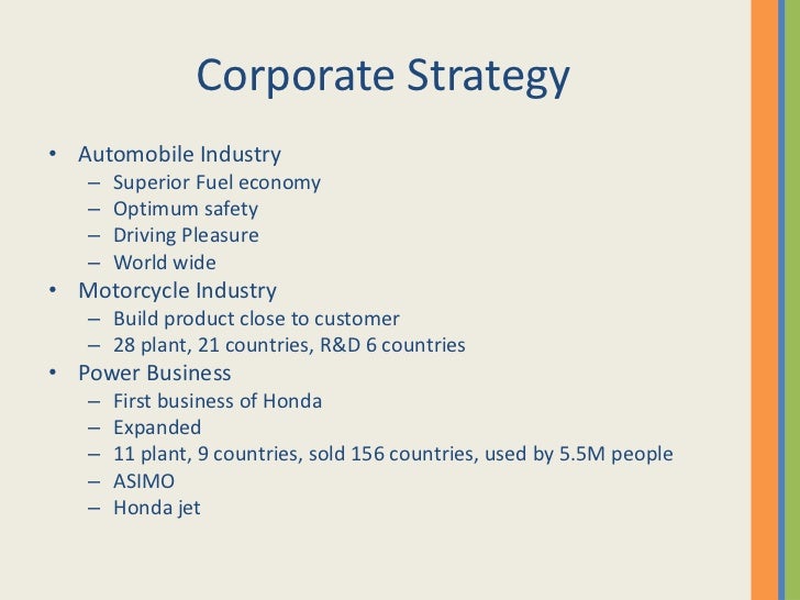 Honda Strategy