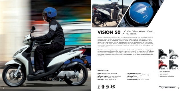 Honda vision50scootersbrochure
