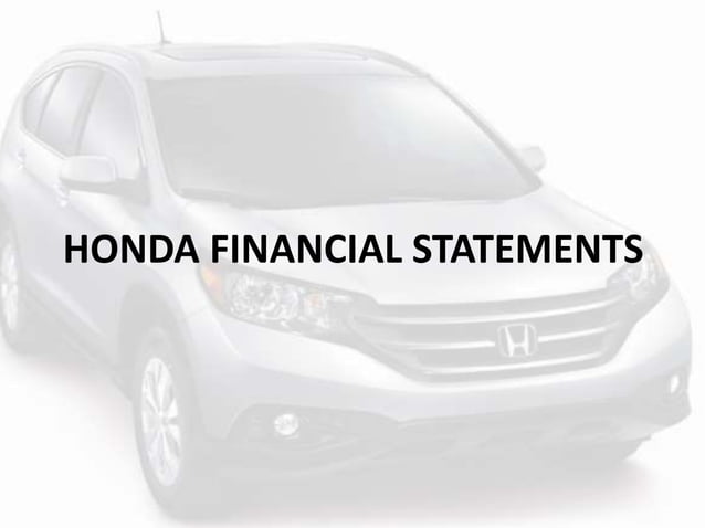 Honda annual report