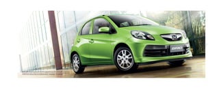 Honda brio catalogue