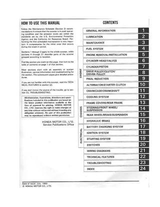 Honda cn250 service_manual | PDF