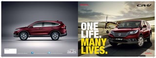 ONE
LIFE.
MANY
LIVES.Dealer Stamp
Honda Cars India Ltd. http://www.facebook.com/HondaCarIndia http://www.twitter.com/hondacarindia
 