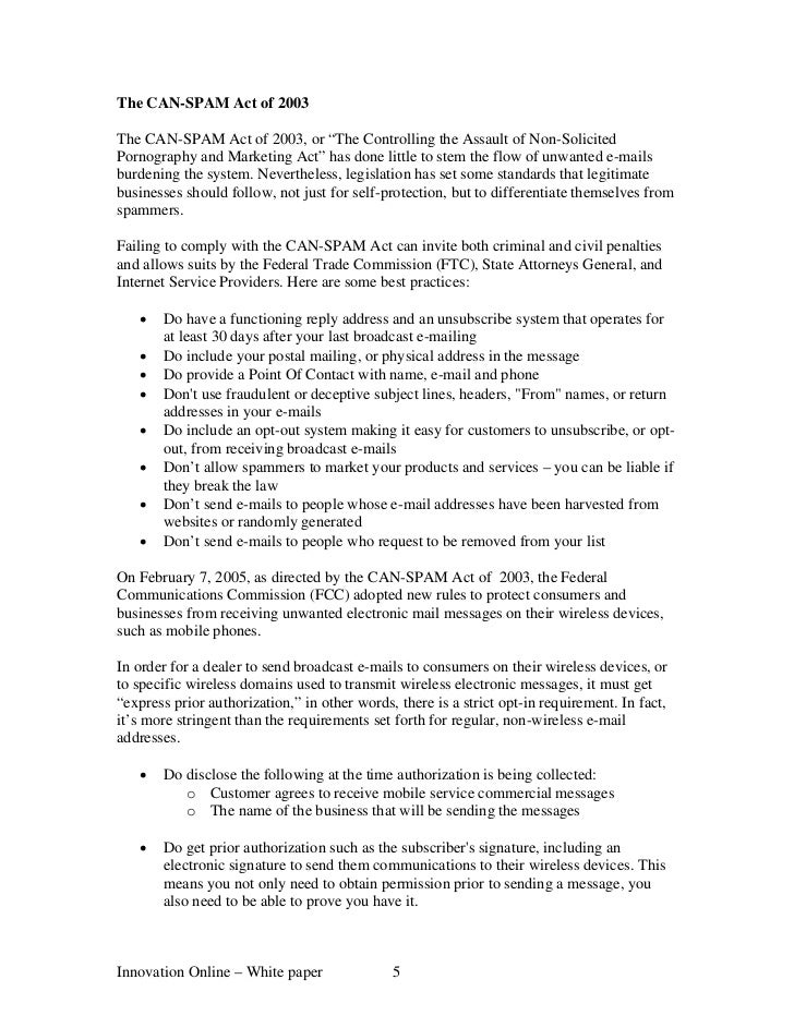 Email spam essay image