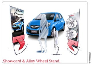 Showcard & Alloy Wheel Stand.
 
