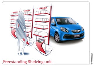 Freestanding Shelving unit.
 