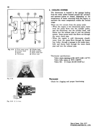 Honda marine outboard b75 k2 service repair manual | PDF
