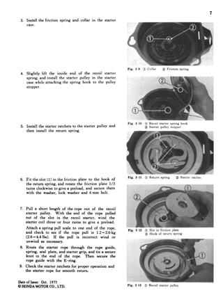 Honda marine outboard b75 k2 service repair manual | PDF