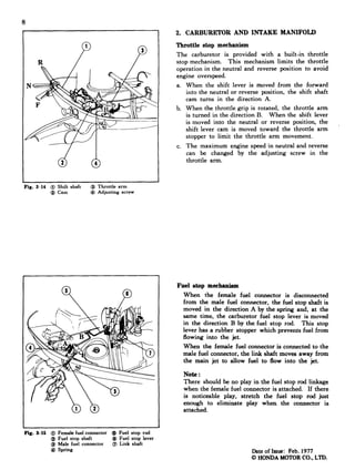 Honda marine outboard b75 k2 service repair manual | PDF