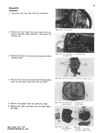 Honda marine outboard b75 k2 service repair manual | PDF