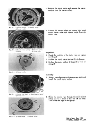 Honda marine outboard b75 k2 service repair manual | PDF