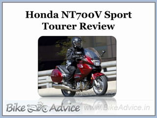 Honda NT700V Sport TourerReview 