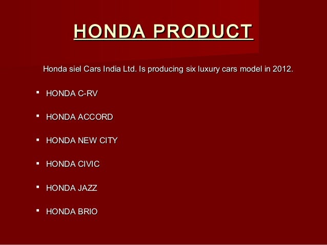 Employee job Satisfaction PPT On Honda