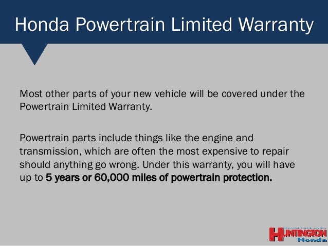 Powertrain Warranty Coverage >> What Does The Honda Warranty Cover Powertrain Warranty Coverage >> What Does The Honda Warranty Cover