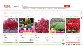 How to Promote Transformation and Upgrading of Agriculture by E-Commerce- ShuYang Case from China