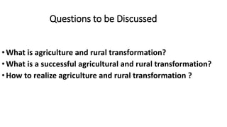 How to Promote Transformation and Upgrading of Agriculture by E-Commerce- ShuYang Case from China