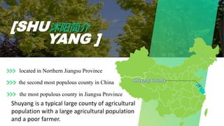 How to Promote Transformation and Upgrading of Agriculture by E-Commerce- ShuYang Case from China