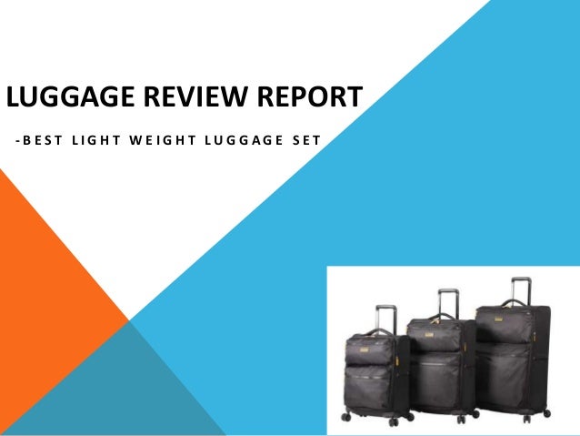 the best lightweight luggage