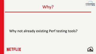 Why?
Why not already existing Perf testing tools?
 
