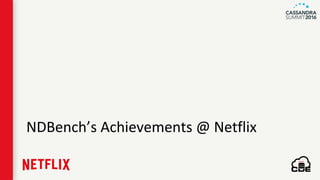 NDBench’s Achievements @ Netflix
 